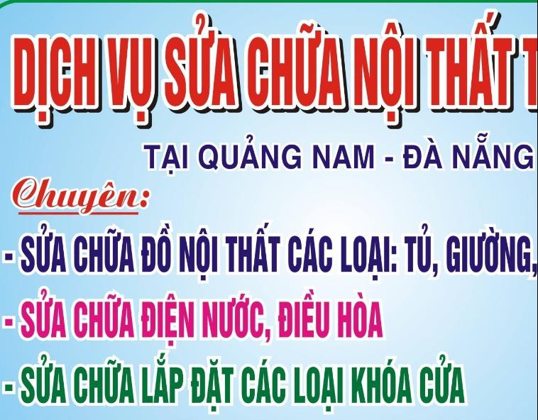 DỊCH VỤ SỬA CHỮA NỘI THẤT TẬN NƠI TẠI ĐÀ NẴNG